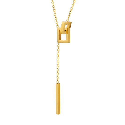 Statement-Halskette "Golden Links" | Minimalistisches Design | Zeitloser Schmuck